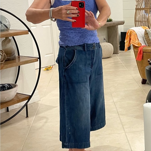 Anthropologie Pilcro Mid Length Utility Cullottes - Picture 6 of 6